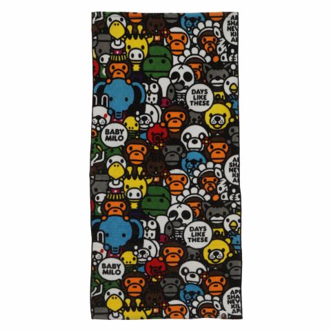 Sell A Bathing Ape Baby Milo Animals Face Towel - Multicolor